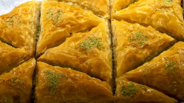 Turkish pistachio pakhlava . High quality photo clipart