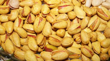 Sarı kavrulmuş fıstık. Yüksek kalite fotoğraf