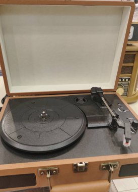 Gramofon vinil çalar. Yüksek kalite fotoğraf