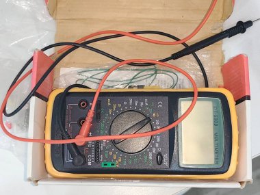 Ammetre elektrikli test cihazı. Yüksek kalite fotoğraf