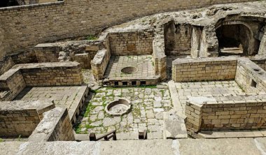 Buzulların bölgesinde banyo yapmak. Yüksek kalite fotoğraf