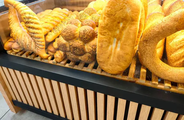 Pastanede bir sürü ekmek var. Yüksek kalite fotoğraf