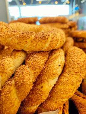 Pastanede bir sürü ekmek var. Yüksek kalite fotoğraf