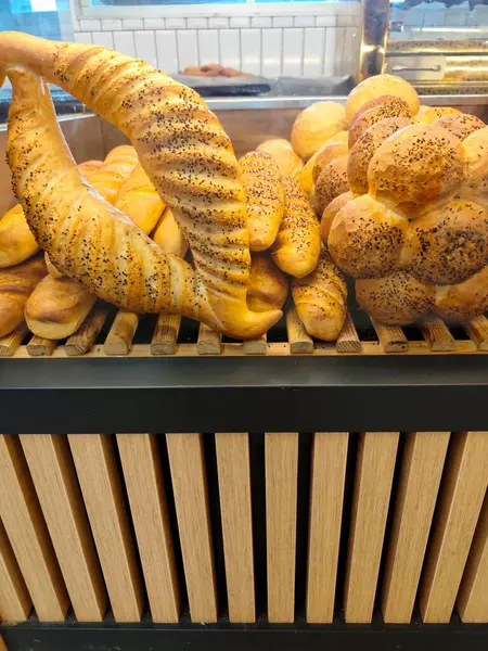 Pastanede bir sürü ekmek var. Yüksek kalite fotoğraf