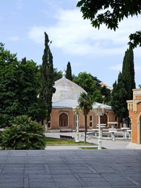 Azerbaycan güzel kenti, Haziran 2025. Yüksek kalite 