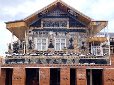 Azerbaycan güzel kenti, Haziran 2025. Yüksek kalite 