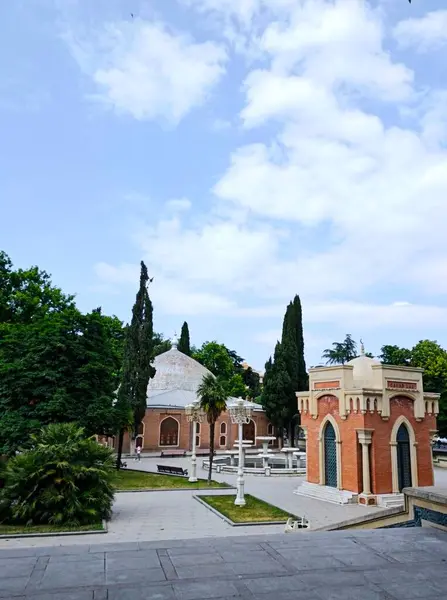 Azerbaycan güzel kenti, Haziran 2025. Yüksek kalite 