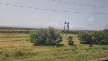 Tren ve demiryolu. Yüksek kalite fotoğraf