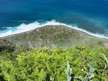 Madeira 'daki deniz manzarası çok güzel.