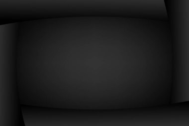 Soyut arkaplan siyah beyaz gradyan ve şekil katmanları pankartı etkiler.