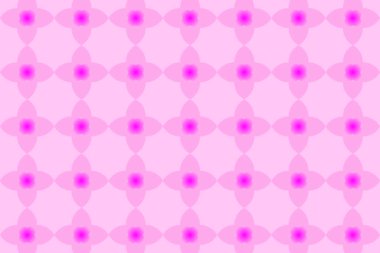 Soyut Gradyan pembe çiçekli süs desenli pankart