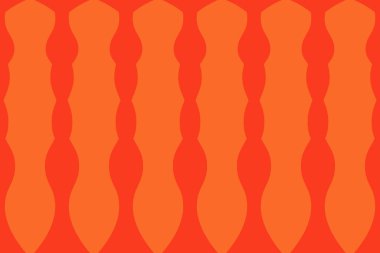 Özet arkaplan üzerinde yinelenen şekiller unsuru ile turuncu renk.