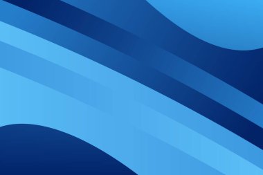 Soyut mavi ve açık mavi eğimli şekiller afiş arkaplanı.