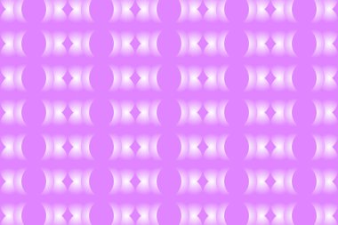 Soyut geometrik yinelenen element pembe tonlu ve beyaz gradyan efekt pankartıyla.