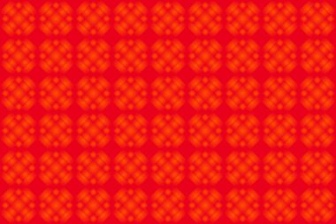 Soyut geometrik desen kare gradyan kırmızı renk noktası ve bulanık efekt tasarım pankartı