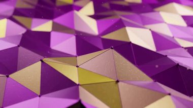 geometrik şekilli mor ve siyah soyut arkaplan