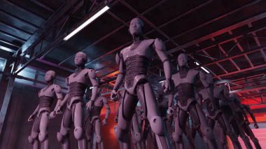 Robotların 3 boyutlu çizimi