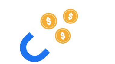 Dolar ve euro sembollü para. 3d oluşturma.