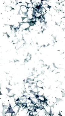 broken glass abstract background, digital technology, 3 d illustration
