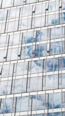 windows of office building. office facade. business building.