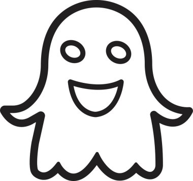 Hayalet çizgi film ikonu hizada. Şeffaf arkaplanda izole edilmiş. Hayalet karikatür koleksiyonu. Korkunç hayalet canavarlar. Şirin ürkünç karakter. Bayram uygulamaları ve web siteleri için Cadılar Bayramı sanat vektörü