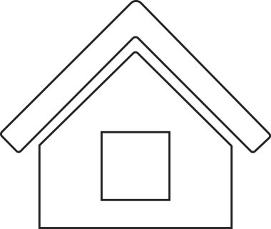 Ev ikonları sıraya dizildi. Şeffaf arkaplanda izole edilmiş. Ev ikonu koleksiyonu. Gayrimenkul. Moda tarzı evler, bina sembolleri, uygulamalar ve web siteleri için farklı şekillerde tasarım vektörü imzalayın