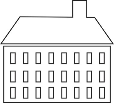 Ev ikonları sıraya dizildi. Şeffaf arkaplanda izole edilmiş. Ev ikonu koleksiyonu. Gayrimenkul. Moda tarzı evler, bina sembolleri, uygulamalar ve web siteleri için farklı şekillerde tasarım vektörü imzalayın