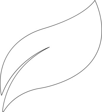 Yaprak, dal simgesi çevre dostu ekoloji simgeleri. Çevresel Yapraklar, doğal, eko, vegan, biyolojik etiketler vektör çizgisi düzenlenebilir vuruş tasarımı biçimi izole edilmiş beyaz arkaplan