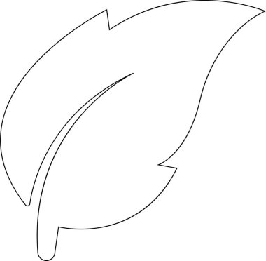 Yaprak, dal simgesi çevre dostu ekoloji simgeleri. Çevresel Yapraklar, doğal, eko, vegan, biyolojik etiketler vektör çizgisi düzenlenebilir vuruş tasarımı biçimi izole edilmiş beyaz arkaplan