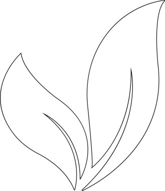 Yaprak, dal simgesi çevre dostu ekoloji simgeleri. Çevresel Yapraklar, doğal, eko, vegan, biyolojik etiketler vektör çizgisi düzenlenebilir vuruş tasarımı biçimi izole edilmiş beyaz arkaplan