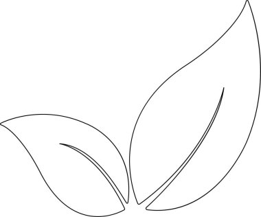 Yaprak, dal simgesi çevre dostu ekoloji simgeleri. Çevresel Yapraklar, doğal, eko, vegan, biyolojik etiketler vektör çizgisi düzenlenebilir vuruş tasarımı biçimi izole edilmiş beyaz arkaplan