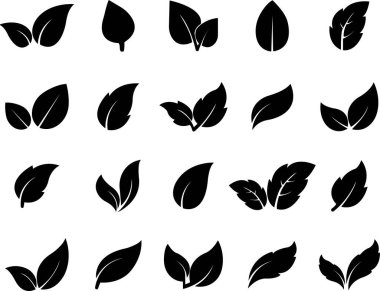 Yaprak, dal, çevre dostu ekoloji ikonları. Çevresel Yapraklar, doğal, eko, vegan, biyolojik etiketler vektör çizgisi düzenlenebilir vuruş tasarımı biçimi izole edilmiş beyaz arkaplan