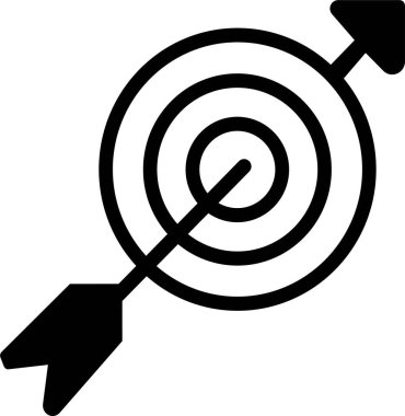 Hedef yay oku ayarlandı. Hedef, hedef, hedef, hedef olarak simgeler. Atış poligonu, yuvarlak kağıtlar, okçuluk, antrenman eğitimi, spor müsabakası avcılığı. Tam isabet!