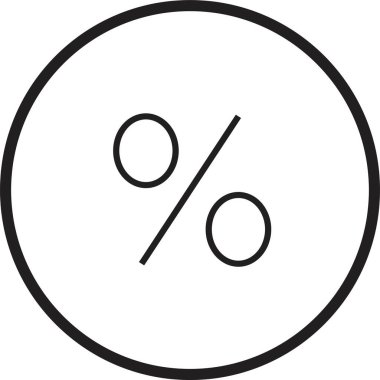 İndirim, şeffaf arkaplanda izole edilmiş moda tarzı sembol tasarım vektörü temizleme yüzdesi simgesi. Cep telefonu, uygulama veya web sitesi için Faq ve destek simgesi kullanımı.