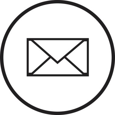 Şeffaf arkaplanda izole edilmiş moda biçiminde e-posta veya gelen kutusu simgesi sembol tasarım vektörü. Cep telefonu, uygulama veya web sitesi için Faq ve destek simgesi kullanımı.