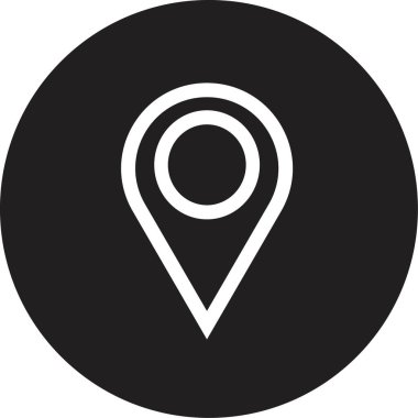 konum pin simgesi düz tasarım vektörü trend biçiminde şeffaf arkaplanda izole edildi. Cep telefonu, uygulama veya web sitesi için Faq ve destek simgesi kullanımı.