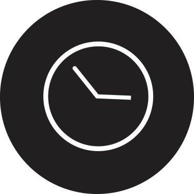 Alarm simgesi veya saat simgesi düz tasarım vektörü şeffaf arkaplanda izole edilmiş. Cep telefonu, uygulama veya web sitesi için Faq ve destek simgesi kullanımı.