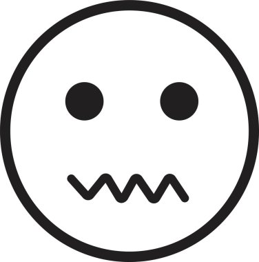 Doodle Emoji yüz ikonu. çizim stili. Farklı ifadelerle, duygusal ruh haliyle, mutlu, üzgün, gülümsemeyi bırak. Çizgi roman çizgisi sanat vektörü çizimi. Mobil kullanım için beyaz arkaplanda izole