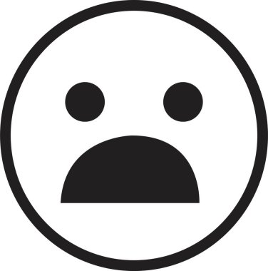 Doodle Emoji yüz ikonu. çizim stili. Farklı ifade, duygusal ruh hali, kaba, mutlu, üzgün, gülümse. Çizgi roman çizgisi sanat vektörü çizimi. Mobil kullanım için beyaz arkaplanda izole