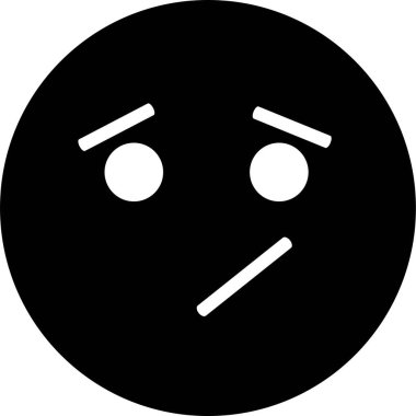 Doodle Emoji yüz ikonu. çizim stili. Farklı ifadeler, duygusal ruh hali, kızgın mutlu, üzgün, gülümse. Çizgi roman çizgisi sanat vektörü çizimi. Mobil kullanım için beyaz arkaplanda izole