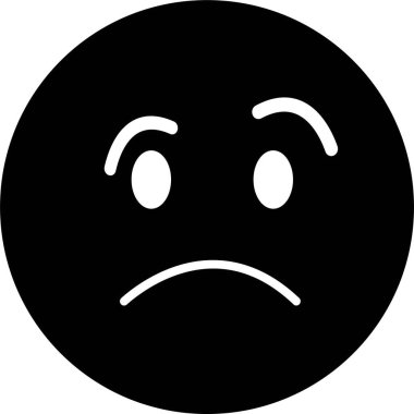 Doodle Emoji yüz ikonu. çizim stili. Farklı ifadeler, duygusal ruh hali, kızgın mutlu, üzgün, gülümse. Çizgi roman çizgisi sanat vektörü çizimi. Mobil kullanım için beyaz arkaplanda izole