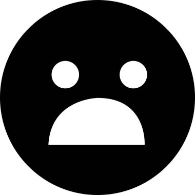 Doodle Emoji yüz ikonu. çizim stili. Değişik bir ifade, duygu, şok, mutluluk, üzüntü, gülümseme. Çizgi roman çizgisi sanat vektörü çizimi. Mobil kullanım için beyaz arkaplanda izole