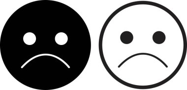 Doodle Emoji yüz simgesi seti. çizim stili. Farklı ifadeler, duygusal ruh hali, mutlu, üzgün, gülen yüz. Çizgi roman çizgisi sanat vektörü çizimi. Mobil kullanım için beyaz arkaplanda izole