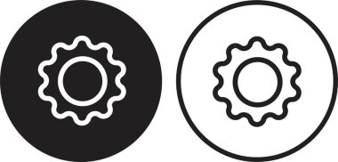 Simge sembolü çizgisi ayarlanıyor, düz set. Saydam arkaplanda izole edilmiş modada sosyal tasarım vektörü. Cep telefonu, uygulama veya web sitesi için Faq ve destek simgesi kullanımı.