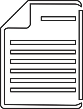 Belge kağıtları yığın çizgisi simgesi, şeffaf arkaplanda izole edilmiş. Öğrenme vektörü düz ya da satır okunurken kıvranan belge koleksiyonu. Uygulamalar ve web siteleri için simge simgesini imzala