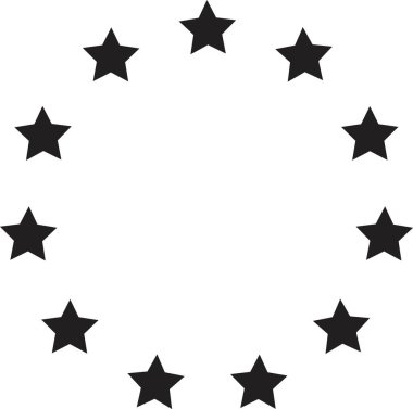 Yıldız dairesi yuvarlak çerçeve simgesi düz ve çizgi halinde. Şeffaf arkaplanda izole edilmiş. Element tasarım koleksiyonu etiketi ve logosu. uygulamalar ve web sitesi için imza fotoğrafı, resim çerçevesi vektör araması için kullan