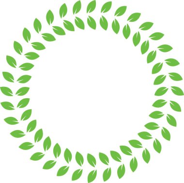 Doodle botanik çember çerçeve simgesi. Şeffaf arka planda izole edilmiş. El, yuvarlak çizgi sınırı, yapraklar ve çiçekler, düğün davetiyesi, kartlar, logo tasarımı ve poster şablonu. vektör uygulamaları ağı