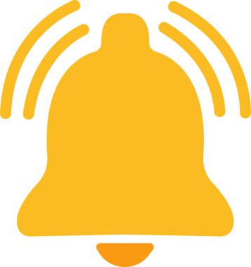 Şeffaf arkaplan gelen gelen gelen iletide bildiri çanı simgesi izole edildi. Yeni mesaj bildirimini göster. Zil, saat, akıllı telefon, alarm. Uygulamalar web sitesi için vektör