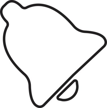 Uyarı çanı simgesi, gelen gelen gelen gelen iletide izole edildi. Yeni mesaj bildirimini göster. Zil, saat, akıllı telefon, alarm. Uygulamalar web sitesi için vektör