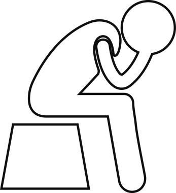 İş adamı ikonu kızdırdı. Şeffaf arkaplanda izole edilmiş. Modern Evrensel kayıp İş, finans, ofis işyeri Strateji ve Yönetim uygulamalar ve web sitesi için sembol vektörünü imzaladı